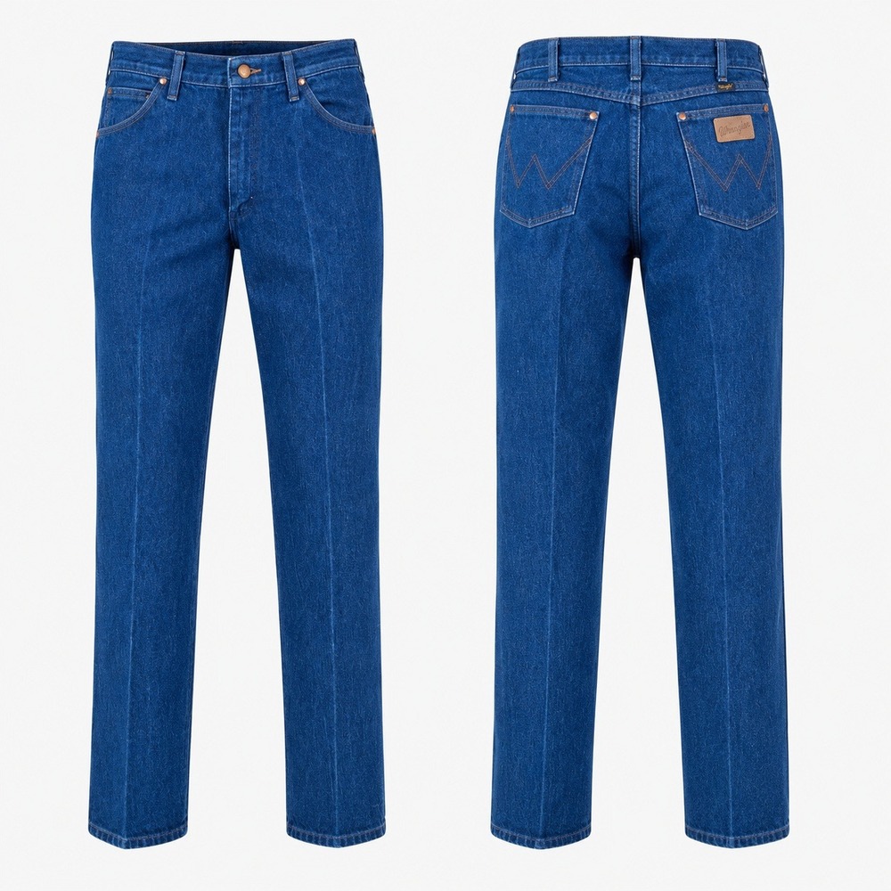 Vintage 80s Wrangler 13MWZ Cowboy Cut Jeans Mens 38x34 (36x34) USA Western Denim